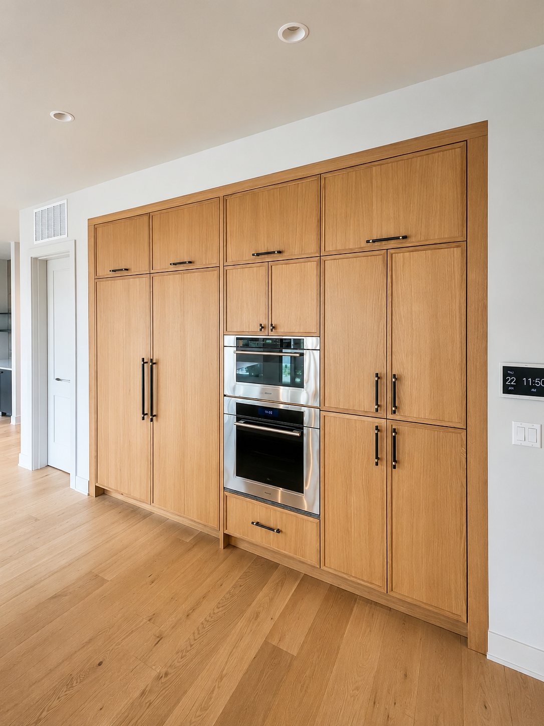 Detailed cabinetry with inset doors and tight, even joints
